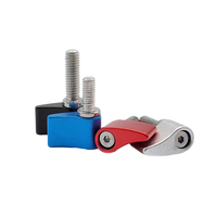 Poignée de serrage en forme de L M4 M5 M6, vis à levier, bouton de verrouillage réglable en forme de 7, vis de serrage pour appareil photo 20 mm/17 mm/12 mm
