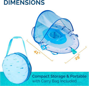 Flotador de Piscina para Bebés Personalizado por el Fabricante, con Protección Solar UPF 50+, Doble Cámara de Aire, Flotadores de Natación para Bebés, Poliéster - Product Image 2