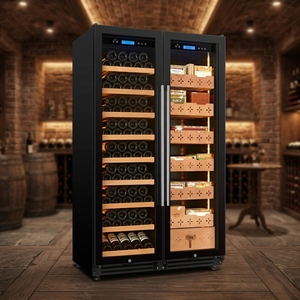 Gabinete para Cigarros NE-171A-12 Profesional con Pantalla Digital, Enfriamiento por Compresor, Humedad Constante y Doble Puerta de Vidrio - Product Image 2
