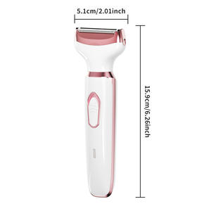 Lady tıraş makinesi 4 in 1 Mini elektrikli Lady kadınlar elektrikli tıraş makinesi saç çıkarıcı giyotin seti - Product Image 3