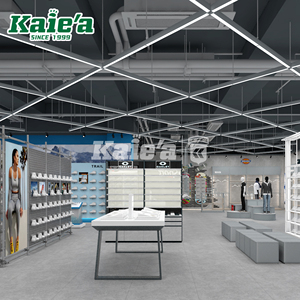 Bán lẻ giày thể thao cửa hàng trưng bày nội thất vật cố tùy chỉnh thiết kế sang trọng thể thao hàng hóa cửa hàng mới phụ kiện bố trí - Product Image 4