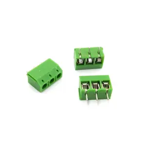 Conector roscado enchufable de 5,08mm, bloque de terminales KF301 de 5mm, bloque de terminales 300V15A de 2, 2, 2, 2, 2, 2, 2, 2, 3, 3, 3