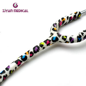 ZY8003 Deluxe Single <b>Stethoscope</b> Electroplated Zinc Alloy Head Printed Design Manual Power Source Class II Instrument-Wholesale - Product Image 3