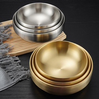 Bol mélangeur en acier inoxydable double paroi, technique anti-givre, qualité alimentaire, pour riz, crème glacée, soupe, ustensiles de cuisine