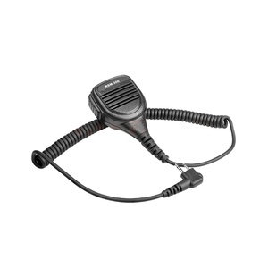 Altavoz remoto de servicio medio Micrófono Auriculares de radio Conector externo de 3,5mm Auriculares de teléfono para centros de llamadas Telecomunicaciones - Product Image 1