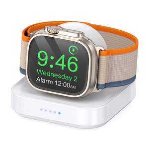 OEM 1200mAh portátil de viaje de carga rápida reloj inalámbrico cargador banco de energía para Apple Watch - Product Image 4