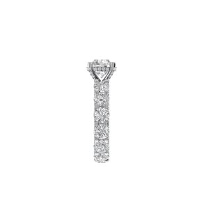 Bague en diamant de laboratoire taille ronde 6.25 US, en argent 925, or 9kt, 14kt, 18kt pour bijoux féminins - Product Image 4