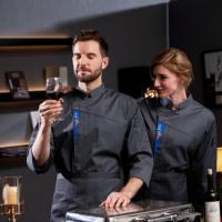 Custom Professionele Hotel Keuken Restaurant Werkkleding Doeken Voor Chef-Kok Shirt Tops Chef Uniform Chef-Kok Keuken Kleding