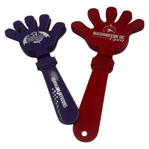 Claquettes en plastique promotionnelles avec logo, claquettes blanches, accessoires sonores, claquettes de sport - Product Image 2