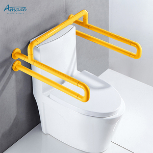 Main courante de <span class=keywords><strong>toilette</strong></span> bidirectionnelle en acier inoxydable en forme de U barre d'appui de <span class=keywords><strong>toilette</strong></span> <span class=keywords><strong>pour</strong></span> handicapés main courante de sécurité murale accessoires de salle de bain - Product Image 1
