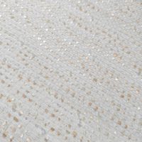 Tissu de rideau brodé Turquie, textile de maison, tissu de rideau blanc bouclé avec support non tissé pour housse de canapé et tête de lit sur mesure