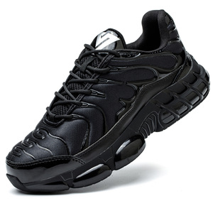 <span class=keywords><strong>Scarpe</strong></span> <span class=keywords><strong>Antinfortunistiche</strong></span> Nere da <span class=keywords><strong>Uomo</strong></span> Professionali con Punta in Acciaio, Antiscivolo, in EVA e Mesh per Lavoro Primavera-Autunno - Servizio A-Z - Product Image 1