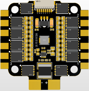 Contrôleur de vol 60A Stack FC ECS EG2124 45*45, ESC 4-en-1 BLS 60A 3-6S pour accessoires de drone FPV RC - Product Image 5
