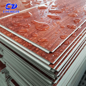 Plancher en vinyle SPC à prix d'usine, facile à installer, imperméable, ignifuge, écologique, design à grain plastique pour appartement - Product Image 6