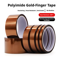 Cinta de Poliimida de Una Cara Sin Residuos de Silicona BLY, Resistente a Ácidos/Álcalis, para Enmascarar y Cortar, Resistente al Calor a 280°C, ¡Gran Oferta!