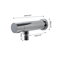 HLK Premium Robinet à capteur intelligent mural Robinet de lavabo automatique sans contact Noyau de valve en céramique Nouveau design pour l'application de la chambre à coucher
