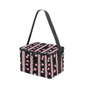 Hawaiian Collection Custom Puakenikeni <b>Lei</b> Aluminum Foil Reusable Thermal Insulated Portable Cooler Lunch Bag for Work School - Product Image 4