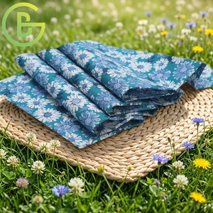 ผ้าป๊อปลินผสม BCI 65/35 เนื้อนุ่ม ระบายอากาศได้ดี ทนต่อการเสียดสี ทอลายทวิลแบบเรียบ น้ำหนักเบา เหมาะสำหรับเสื้อยืดผู้หญิง กางเกงยูนิฟอร์ม - Product Image 1