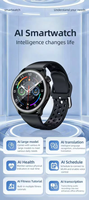 Montre connectée personnalisable AW83 avec appels Bluetooth, écran AMOLED de 1,43 pouce, étanche, montre connectée sportive