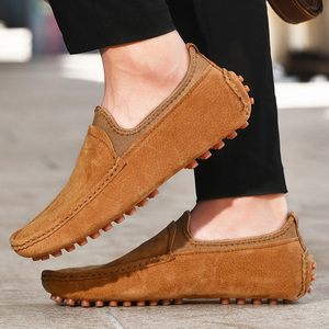 <span class=keywords><strong>Chaussures</strong></span> <span class=keywords><strong>bateau</strong></span> pour hommes, mocassins à enfiler, souples, respirantes, confortables, antidérapantes, dessus en cuir véritable, semelle extérieure en caoutchouc, pointures 38-49 toutes tailles - Product Image 4