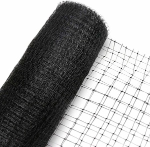 Fabrieksleverancier PP gestrekte landbouw- en tuinnetten, zwart, <span class=keywords><strong>anti</strong></span>-vogel - Product Image 2