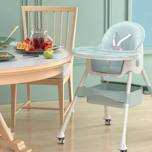 Trona portátil para bebé, mesa de comedor y silla alta, asiento de alimentación