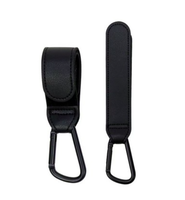 Ganchos de Cuero para Cochecito con Logotipo Personalizado, Regalo Promocional, Duraderos, Universales, Resistentes para Carrito de Bebé