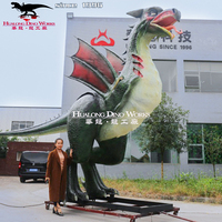 Statue de jardin robot dragon décor grandeur nature robot dragon à vendre