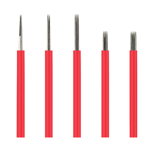 Agujas de Microblading de Acero Inoxidable 304 de 0.35mm 3RL, Cuchillas Desechables para Tatuaje de Cejas para Entrenamiento de PMU - Product Image 5