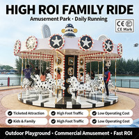 Manège Carrousel 16 Places Prix Usine, Attraction Manège pour Enfants, Certifié CE, à Vendre