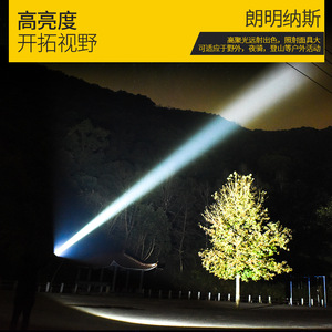 แลงมิงซีไฟฉาย LED 12W อลูมิเนียมอัลลอยด์แบบชาร์จไฟได้สำหรับใช้งานกลางแจ้งพร้อมฟังก์ชั่นหรี่ไฟ - Product Image 4