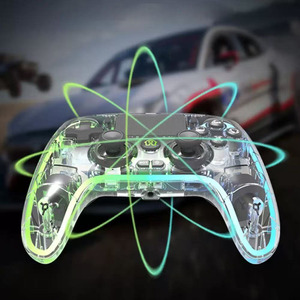 Controlador <span class=keywords><strong>de</strong></span> Respiración Inalámbrico Transparente con Bluetooth y <span class=keywords><strong>Luz</strong></span> RGB <span class=keywords><strong>para</strong></span> Joysticks P4, Controles <span class=keywords><strong>de</strong></span> Juego <span class=keywords><strong>para</strong></span> P3, Switch, PC, TV, Android, IOS - Product Image 4