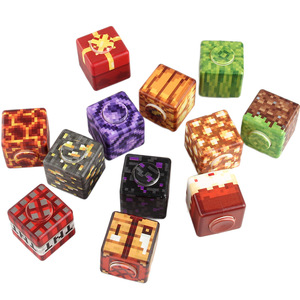 Juguete Antiestrés Minecrafted para Llavero, Venta al por Mayor Directa de Fábrica, Juguete Novedoso para Niños y Adultos, Spinner de Dedo, Giroscopio - Product Image 3