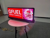 Pantalla LED Móvil Ultraligera para Techo de Auto/Taxi, Pantalla LED de Alta Definición para Publicidad en Taxi, Pantalla de Video LED para Camión Publicitario