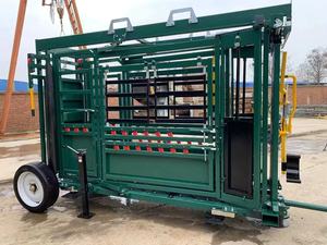 ¡Gran oferta de fábrica! Nuevo corral de acero resistente para ganado, con sistema de sujeción y compresión. - Product Image 4