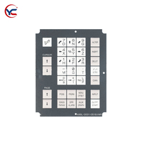 A98L-0001-0518 # Membrana de Teclado CNC Rentable MR, Película de Panel de Operador Confiable para Pequeños Talleres