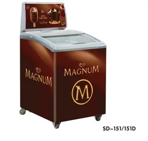 ホットセール高品質業務用ガラス扉冷凍庫 CE RoHs ETL SD-151 ショーケース - Product Image 1