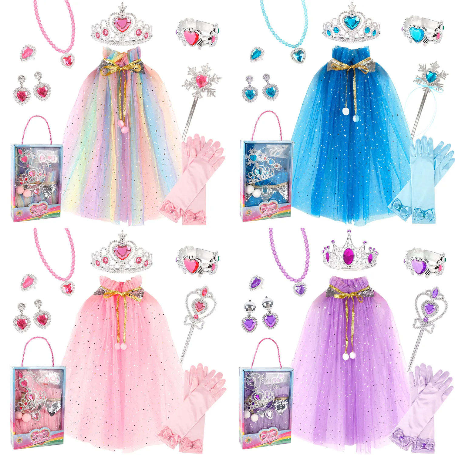 Queen Fairy Princess Dress-Up Set with Sequins Cape Cloak Accessories New Year Parties Gifts for Kids and Girls Under Age Group| Alibaba.com Queen Fairy Princess Dress-Up Set with Sequins Cape Cloak Accessories New Year Parties Gifts for Kids and Girls Under Age Group| Alibaba.com