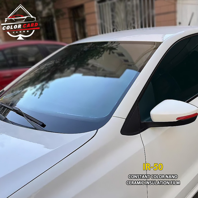 50%VLT PET Privacy Tint Film for Car Windows with UV Proof Infrared Proof Polarized Nano Coating 5 Year Warranty