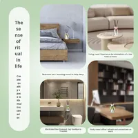 Diffuseur d'arômes d'intérieur haut de gamme Désodorisant pour toilettes Élimination des odeurs Sans alcool Sans flamme Durable