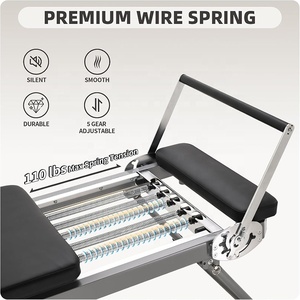 Cama de Reformer Plegable Portátil de Aluminio para Yoga y Fitness E02 - Product Image 1