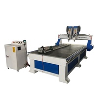 Machine à découper le bois, Double tête, deux broches, routeur CNC, prix 1325