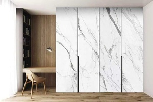 Nouvelles dalles de Calacatta en pierre frittée pour comptoir - Product Image 2