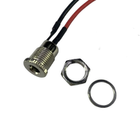 Prise d'alimentation CC en métal zinc DC099 5521 5525 avec câble, câble de charge étanche IP67, chargeur pour appareil audio, télévision, caméra CCTV