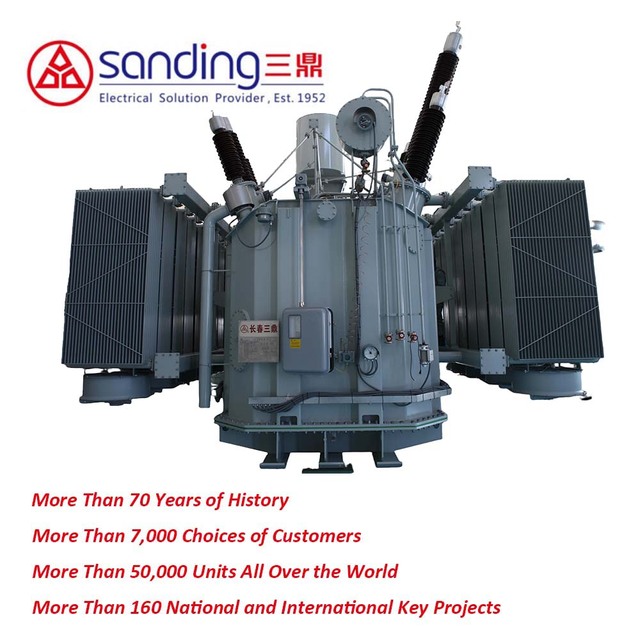 Sanding SFSZ11-240000/220 Three Phase 50Hz 240MVA Oil-Immersed Transformer for Power Supply