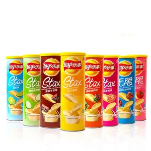 โรงงานขายส่งโดยตรง คุณภาพสูง ขนมมันฝรั่งทอดกรอบเลย์ รสเผ็ด ผักอบกรอบแปลกใหม่ บรรจุกระป๋อง 90 กรัม ผลิตในจีน - Product Image 4