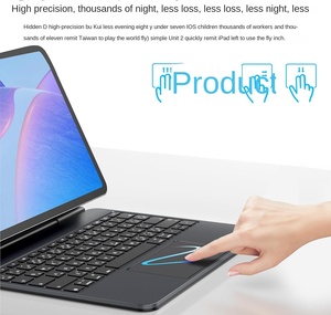 Funda con Teclado Mágico Laudtec para iPad Air7 de 13 Pulgadas (M3) Air6 de 13 Pulgadas (M2) Inalámbrico BT 106 Teclas Modelo A1905 Sin Necesidad de Carga - Product Image 5