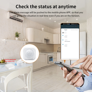 Tuya Mini Square Zigbee PIR Motion Sensor Can Form Linkage <strong>Scenes</strong> Check the Status Any Time 120&deg; <strong>Detection</strong> Works With Smart Life - Product Image 6