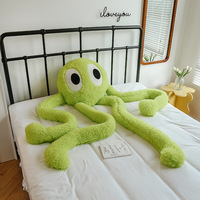 Peluche pieuvre à longues pattes, jouet en peluche méduse, calmar, seiche, figurine de vie marine, jouet en peluche, oreiller, aquarium