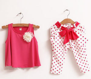 Conjunto de Ropa Coreana para Niños de Google con Flores Artificiales - Product Image 3